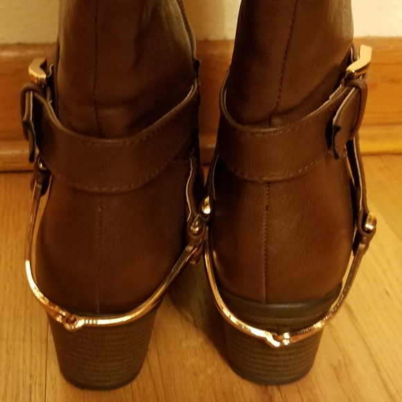 NWB Venus Tall Riding Equestrian Style Boots, Brown, Size 6 - Picture 4 of 10